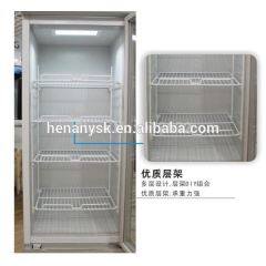 Congelador vertical industrial de 1 puerta de vidrio de alta calidad