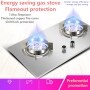 2 Burners LPG/NG Household Gas Cooker Stove Prices Stainless Steel Fierce Fire Range
