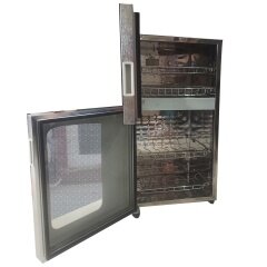 Capa superior de ozono infrarrojo, gabinete de desinfección por infrarrojos inferior de 65 grados, 125 grados, superventas, panel de vidrio para uso doméstico en la cocina