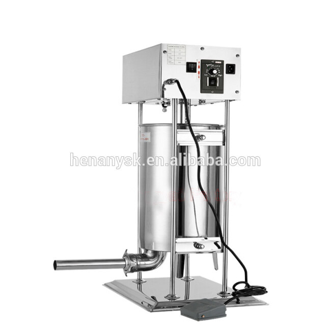 10L Electric Stainless Steel Sausage Stuffer Filling Machine Pusher