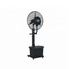 Großhandel Mini Electric Pedestal Air Stand Outdoor Cooling Cooler Water Spray Mist Fan mit bestem Preis