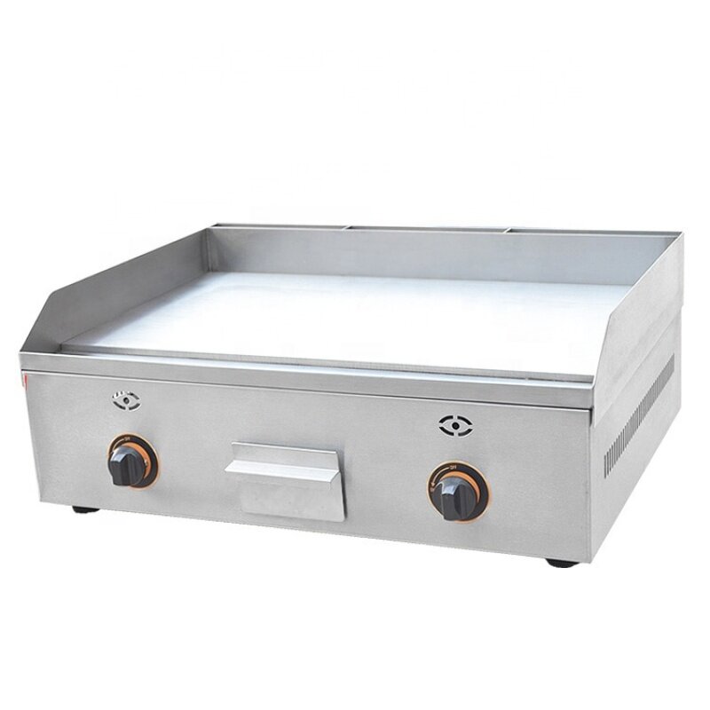Cast Iron Gas / Electrical BBQ Grill Machine Electric Tabletop All Flat Hot Plate Griddle