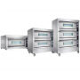 Commercial Stainless Steel Deck Oven With Steam 12-Tray 3 Deck Bakery Oven 2-Tray 1 Deck Gas or Electric