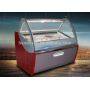 180L Display Cold Food Refrigerated Deep Freezer Ice Cream Showcase For Icecreams