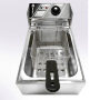 6L Desktop Electric Furnace Fried Chicken Fryer Commercial French Fries Fryer Thickened Single Cylinder Deep Fryer