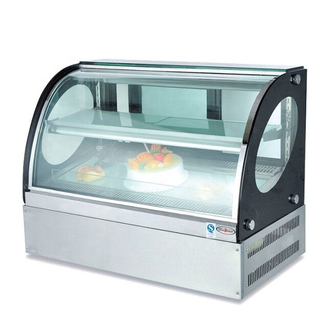 110L 2 layer Cake Display Showcase For Supermarket Display Chiller Showcase IS-CT-900