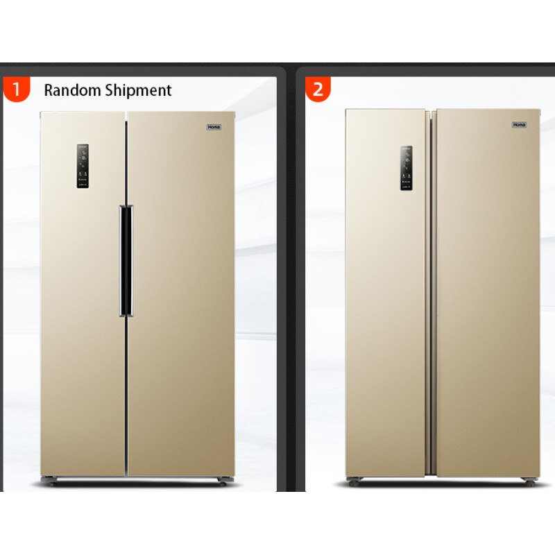 BCD-452WK 452L -25~+4 Degree Stainless Steel Home Double Door Displayer Refrigerator Freezer Fridge