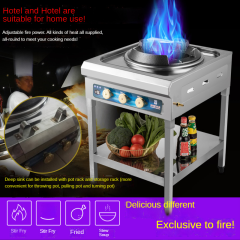 45KW de acero inoxidable de alta presión para acampar al aire libre cocina estufas de gas Eco amigable