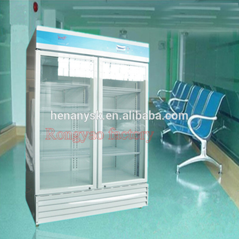 Is-YPX 2~8 degree 873L air cooling double door medical refrigerator