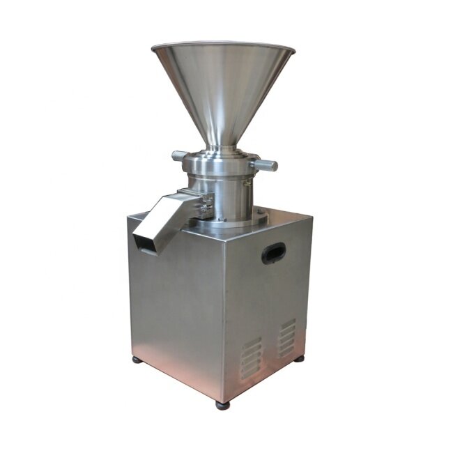 Commercial Industrial Small Lab Chemical Almond Nut Sesame Cocoa Peanut  Butter Making Machine Walnut Jelly Colloid Mill