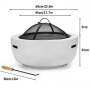 Round BBQ House Warmer Multi functional Hot Selling Small Camp Metal chocoal Fire  Baking Oven Beautiful design