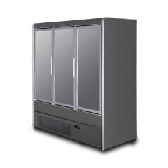 Heißer Verkauf 3 4 Türen -16 ~ -18C Kommerziell 3 Große Glastür Vertikaler aufrechter Kühlschrank Vitrine Gefrierschrank