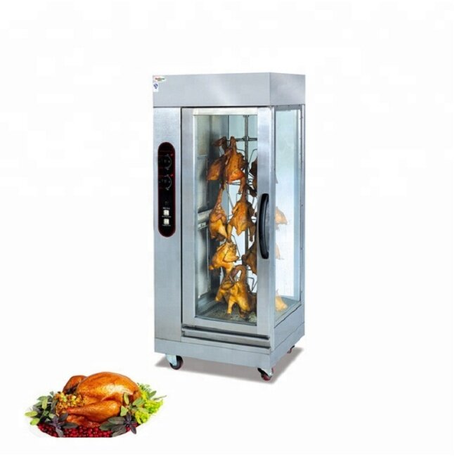 Wholesale Commercial 16pcs Gas Electric Chicken Grill  Whole Chicken Machine Rotisserie Oven Rotation Price