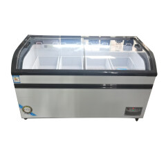 -18 Commercial Refrigerated freezer 2 Door Supermarket Fridge Freezing Cooler