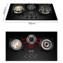 7.2KW Three Eye Gas Stove Fierce Fire Intelligent Timing Three Head Stove Domestic Liquefied Petroleum Gas And Natural Gas Stove