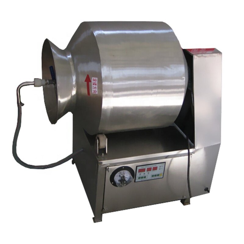 Large 1000 L Stainless Steel Vacuum  Salted Food Rotary Barrel Tumbling Meat Tumbler Machine