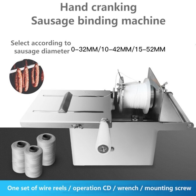 Hand Cranking Sausage Tying Sealing Machine Sausage Knotting Machine For Tying Sausage