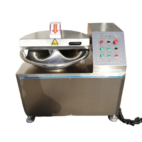 40L 80L 125L  304 SS High Efficiency Meat Bowl Cutter Variable Frequency Speed Adjustable Meat Mincer