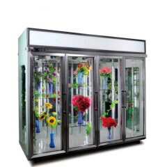 Supermarkt LED Kommerzielle Glastür Blumenstrauß Floristik Blumendisplay Kühler Geschäft Shop Kühler Kühler Für Blume