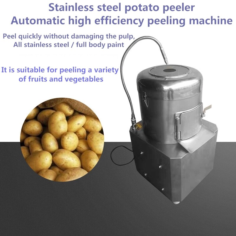 Automatic Potato Peeling Machine Commercial Electric Potato Peeler Sweet Carrot Peeler Fruit And Vegetable Peeling Machine