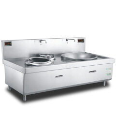 CH-DX1515 2018 Big Small Burner New Design Electric Induction Wok Cooker Furnace Ceramics Surface for Sale15000w