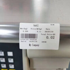 Neue Ankunft 30kg TMA-Serie Registrierkassenwaage Elektronische Barcode-Etikettendruckwaagen für Supermarkt