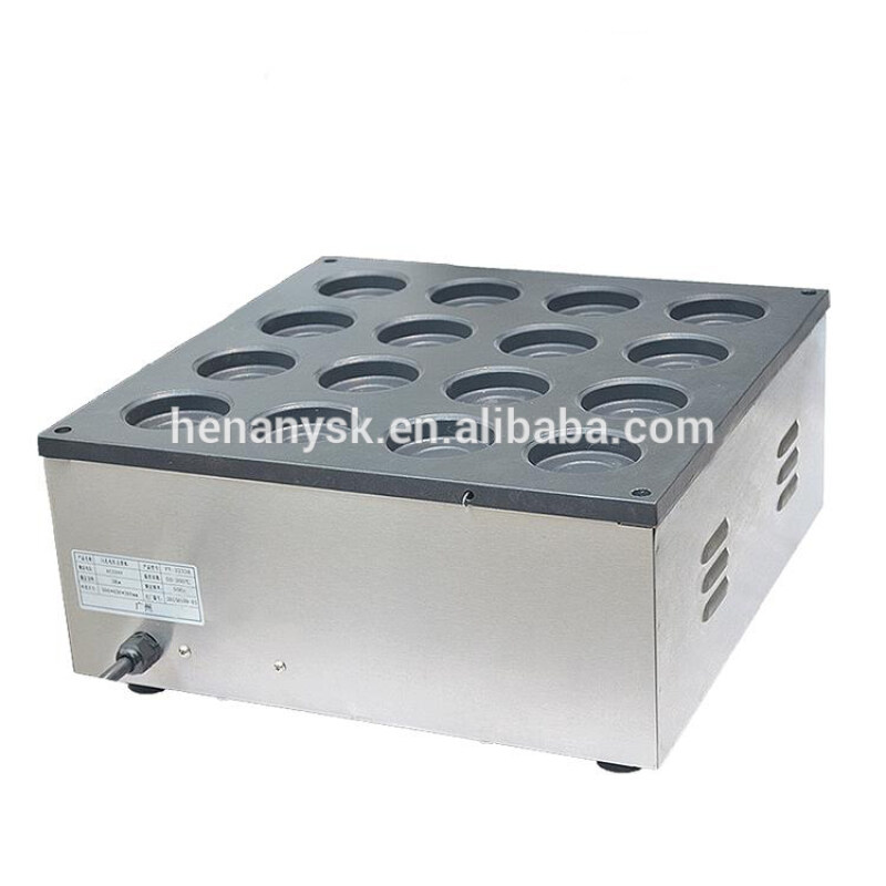 IS- FY-2233A 16 Holes Electric Obanyaki Maker Electrothermal Non Stick Red Bean Cake Maker