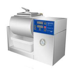 18L 35L 80L Stainless  SteelTable Top Marinated Meat Salting Marinator Meat Tumbler Vacuum Marinade Mixer Machine For Sale