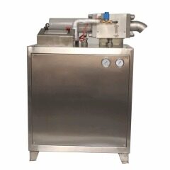 Máquina de fabricación de pellets de hielo seco Co2 tipo gabinete vertical para máquina de limpieza de bodas de escenario