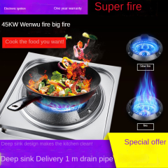 45KW Stainless Steel High Pressure  Outdoor Camping Cooking Gas Stove Cooktops Eco Friendly