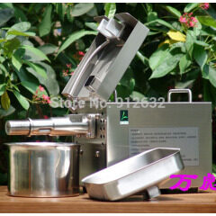 Máquina de prensado de aceite casero de nuez de soja de sésamo de uso doméstico de acero inoxidable