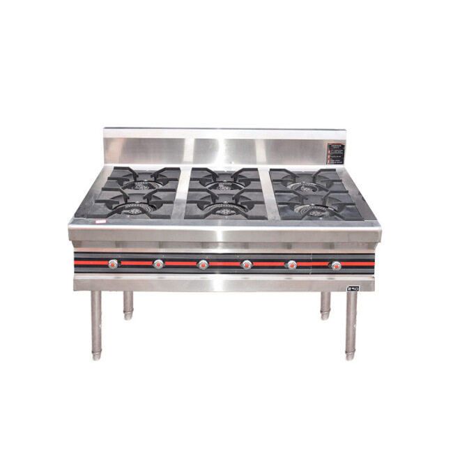 4 /6 /8 Head Gas Burner Stove Cooktop Gas Cooker Freestanding Type LPG/Natural Gas Burners For Home / Restaurant