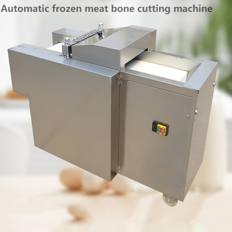 220v 380v Automatic Frozen Meat Bone Cutter Machine Chicken Duck Fish Cattle Sheep Pork Bone Wide Voltage Meat Chunks Chopper