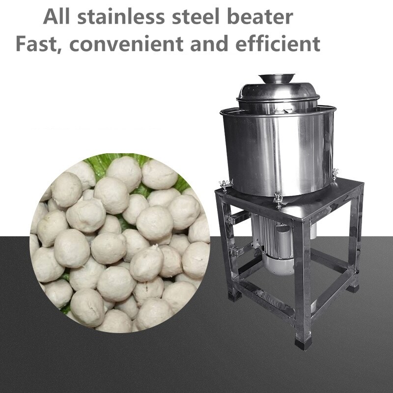 DJ30 Commercial Beater For Meatballs Meat Ball Fish Ball Automatic Cored Meat Ball Beater Machine Food Processor Blender