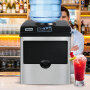 25kg Ice Maker Commercial Small Bottled Water Round Ice Milk Tea Shop Household Multifunctional Ice Making Machine