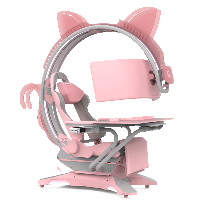 ingrem gaming chair pink