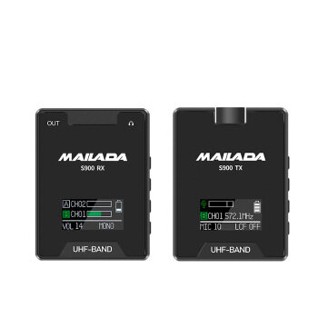 профессиональный беспроводной петличный микрофон vloggears Mailada S900 pro
