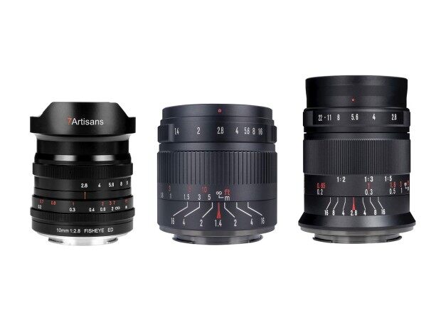 7artisans releases three new10mm F2.8 fisheye lens  55mm F1.4 II lens 60mm F2.8 II macro lens
