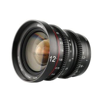 Vloggears Cine Lens 12mm T2.2 for MFT GH5 GH5s  BMPCC 4K Zcam E2