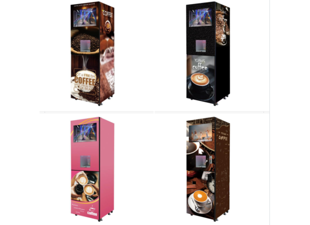 AMAZING coffee vending machine