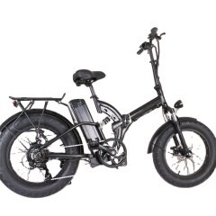 Склад ЕС 500 Вт электрические велосипеды для взрослых Складной горный электровелосипед с 20-дюймовой толстой шиной Съемный аккумулятор 48 В
