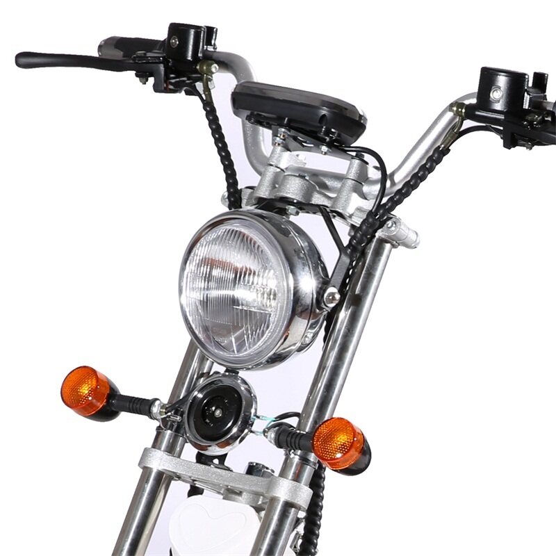 Электрический мотоцикл с EEC Adult Citycoco с мотором 1500W Power Съемный аккумулятор ЕС складской запас