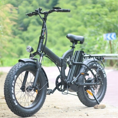 EU warehouse Removable battery 48v15ah 500w Motor ebike european electric bicycle foldable fat bike