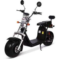 EU warehouse stock SC11 EEC/COC street legal double seat electric scooter 60v-20ah battery citycoco