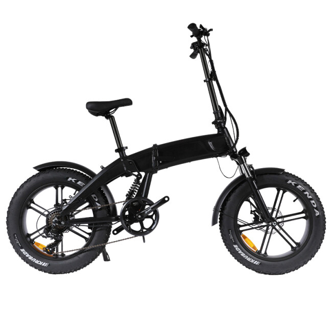 Складной электровелосипед X1 500 Вт со съемной литиевой батареей 48 В 10.4 А и 20-дюймовой шиной 40 км / ч Снежный горный велосипед