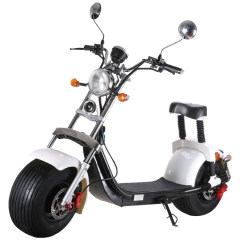 1500W 60v-12ah Scooter électrique adulte motos électriques bon marché Citycoco CEE avec pneus de 8 pouces