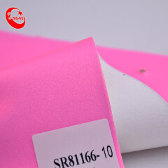 Bright Color Cotton Backing Pu Synthetic Leather Price Per Meter