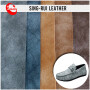 Retro Soft Cow Leather Printed Backing PU Leather Exporter For Shoes