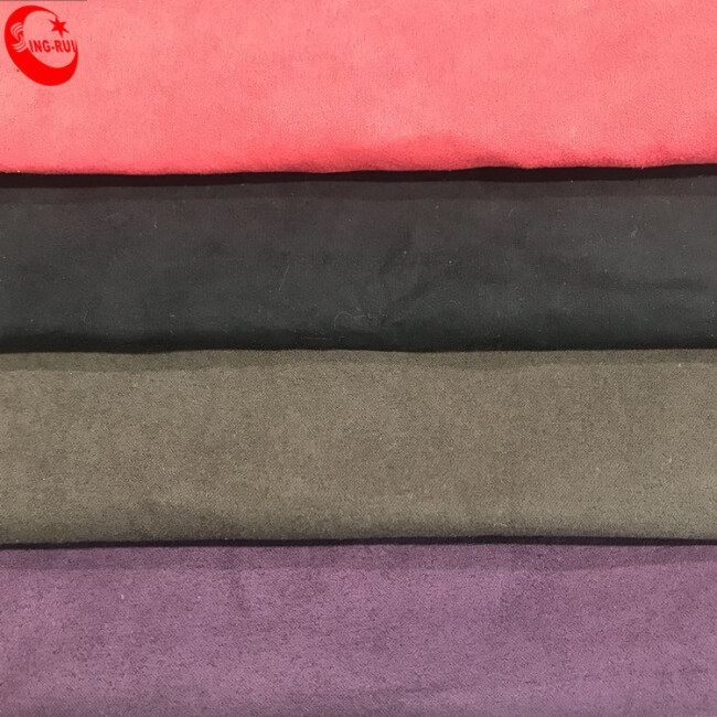 Competitive Suede TC Fabric Synthetic Leather for Shoes