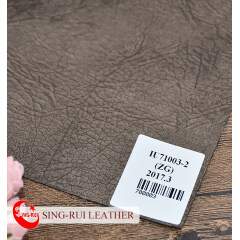 Soft Cow Split Pattern Pu Leather Garment Fabric Leather